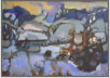 Winter-Landschaft, 1970,  Acryl/Holz,  43x61 cm (Privatbesitz)