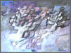 Bume im Schnee, 1972,  Acryl/Holz,  60x80 cm (C-72-06)