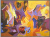 Felslandschaft, Ischia, 1972,  Acryl/Holz,  70x90 cm (C-72-08)