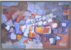 Winter-Landschaft, 1973,  Acryl/Holz,  50x73 cm (C-73-04,Galerie-K)