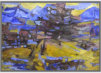 Fhn Landschaft, 1970,  l/Holz,  46x66 cm (Privatbesitz)