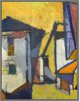 südl.Häuser, 1962,  Öl/Holz,  45x36 cm (C-62-08)