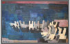 Schiffsfriedhof, 1967,  l/Holz,  60x94 cm (C-67-05)