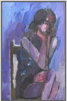 junge Frau, 1969,  Acryl/Holz,  68x43 cm (C-69-01)