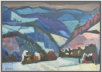 Totnauberg, 1969,  Acryl/Holz,  52x72 cm (C-69-08)