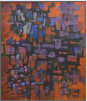 ohne Titel, 1974,  Acryl/Holz,  107x92 cm (C-74-02,Galerie-K)