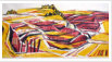Tuniberg, Holzschnitt (?/2),  1963,  36x72 cm, (H-63-01)