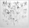 Landschaft, Bleistift,  1996,  45x45 cm (Zg-96-07:Galerie K)