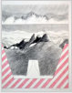 Landschaft, Bleistift/Buntstift,  1975,  46x38 cm (Z-75-12)