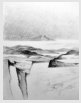 Landschaft, Bleistift,  1977,  75x59 cm (Z-77-03)