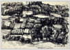 Tuniberg, Filzstift,  1970,  41x57 cm (Z-70-01)